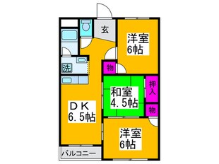 初芝マンションの物件間取画像